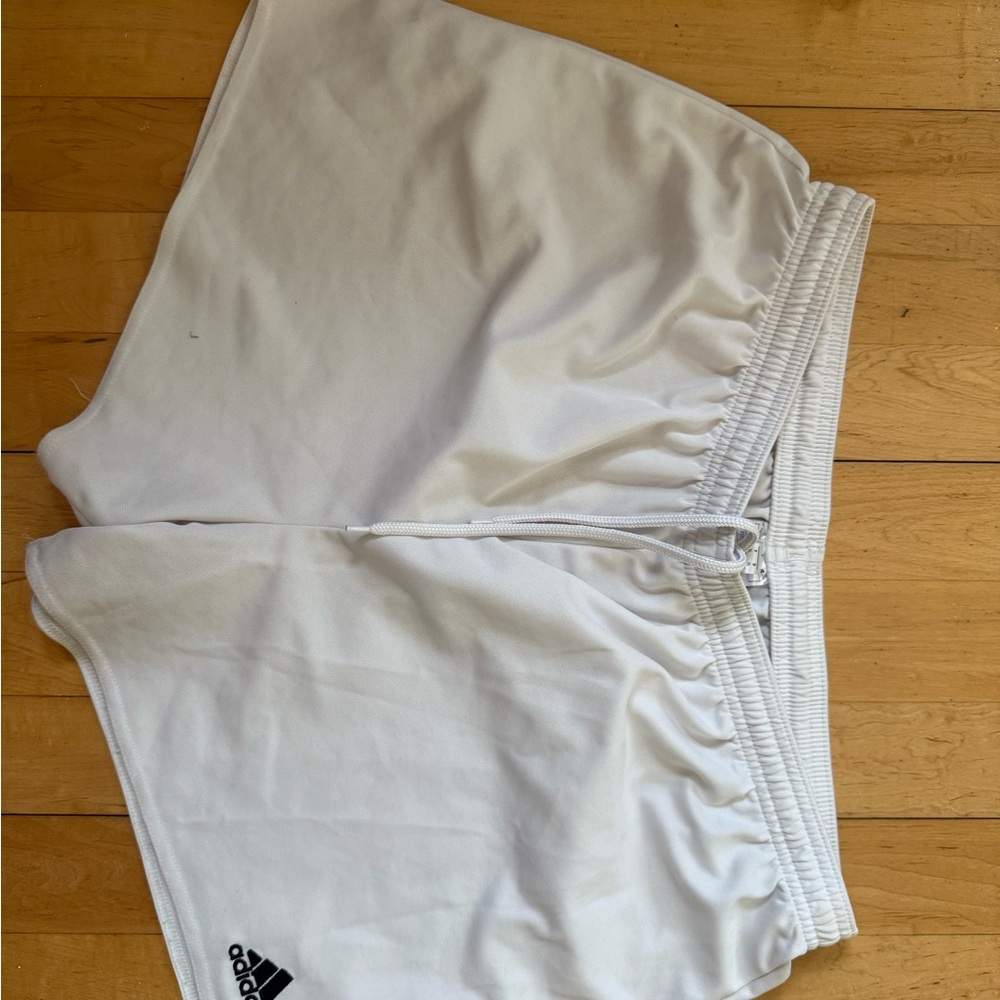 Adidas White Athletic Shorts